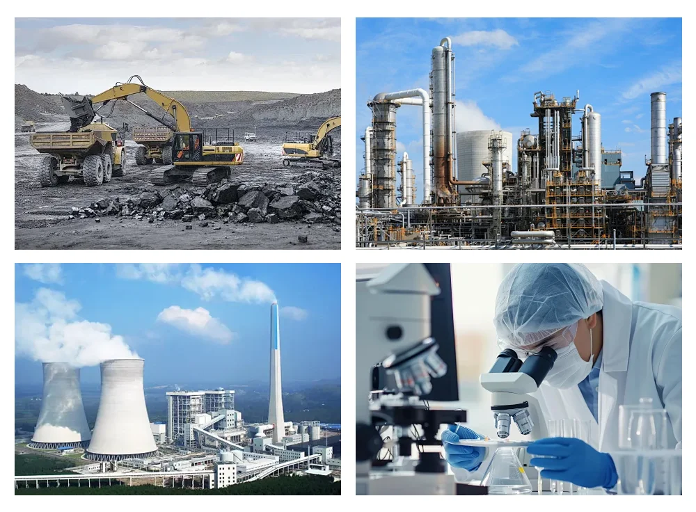 sealed-laboratory-sample-pulverizer-08-application-scenarios-four-grid-collage
