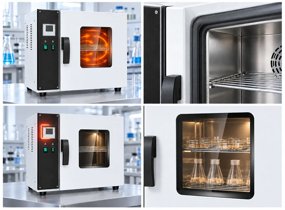 jz101-series-laboratory-drying-oven-04-oven-multi-angle-detail-collage