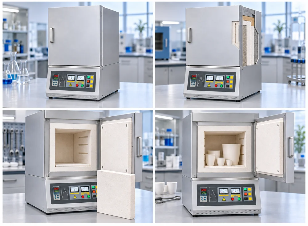 jzxl-smart-muffle-furnace-04-furnace-laboratory-usage-collage