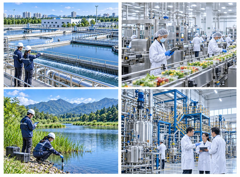 smart-integrated-distillation-apparatus-05-application-scenario-four-grid-collage